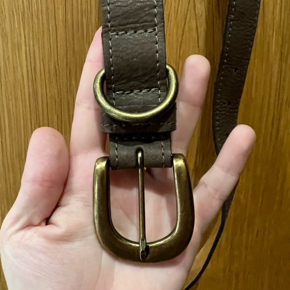 Accessories - NWOT leather belt with suede interior
